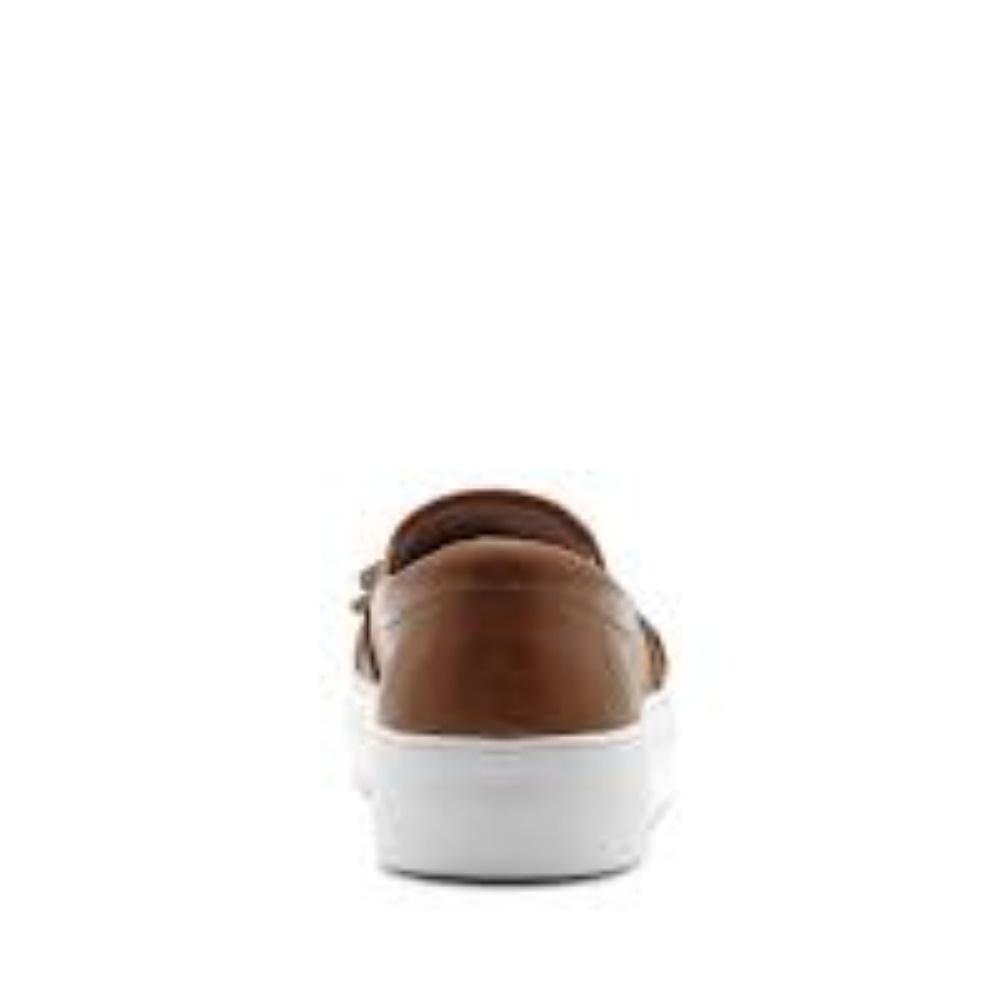 NEW Vince Camuto Black Leather Sneakers w/Tassels - Picture 3 of 7